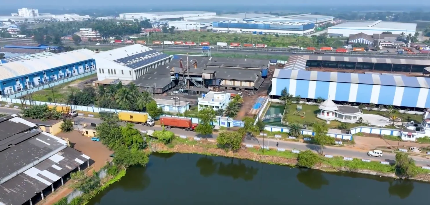 Keith Ceramic factory aerial view