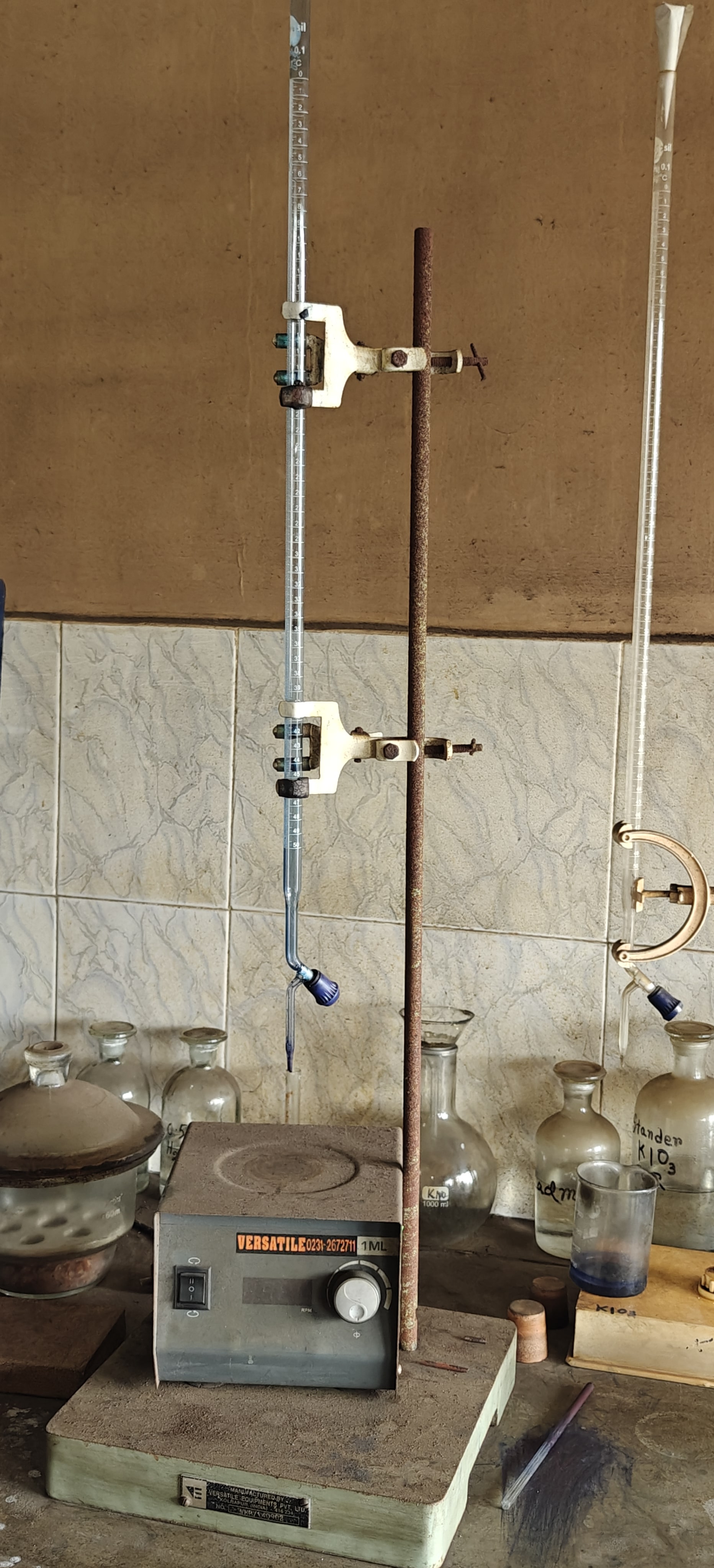 Methylene Blue Clay Tester