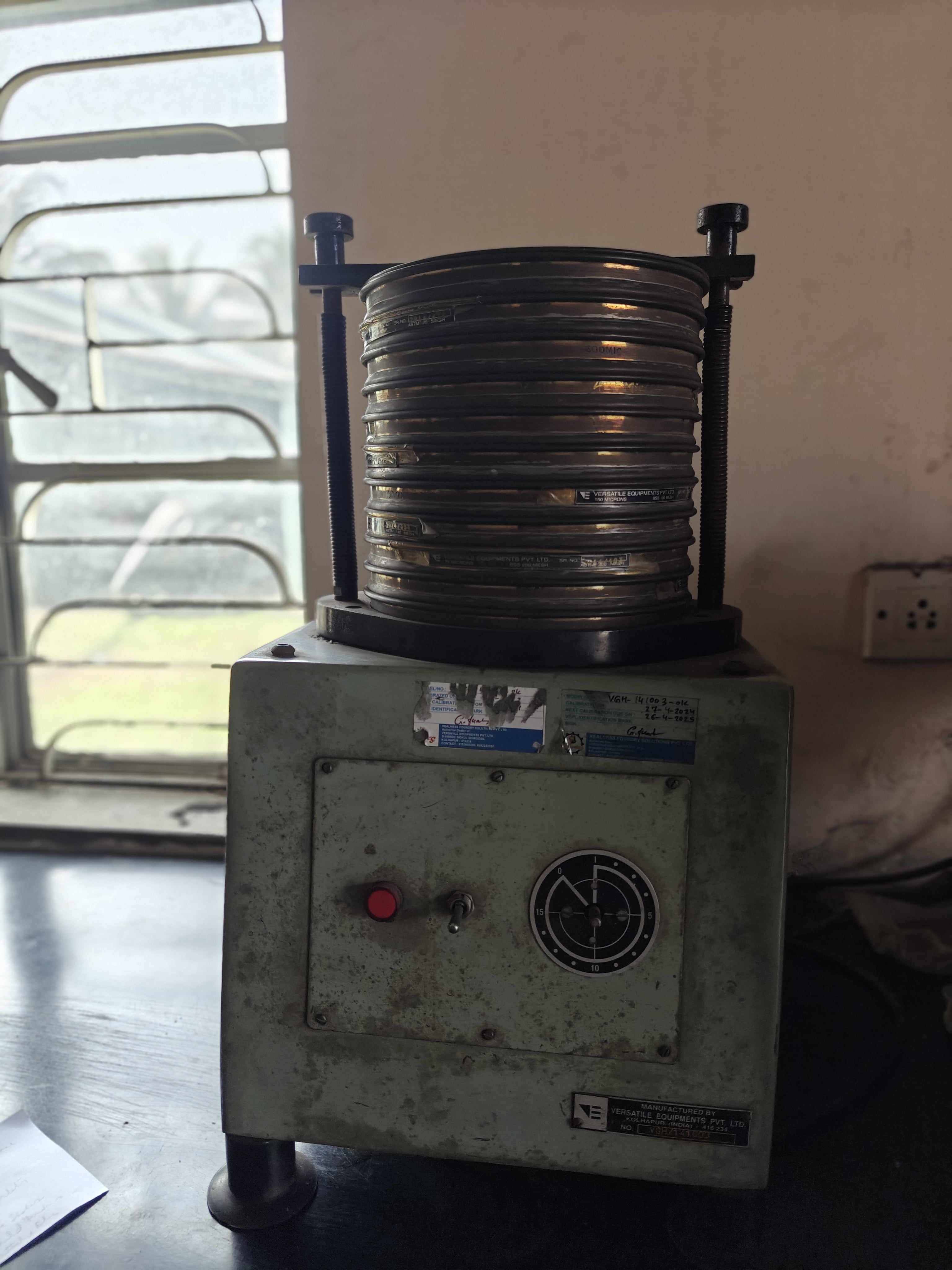 Sieve Shaker with Sieves